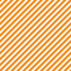 Diagonal orange and white striped pattern