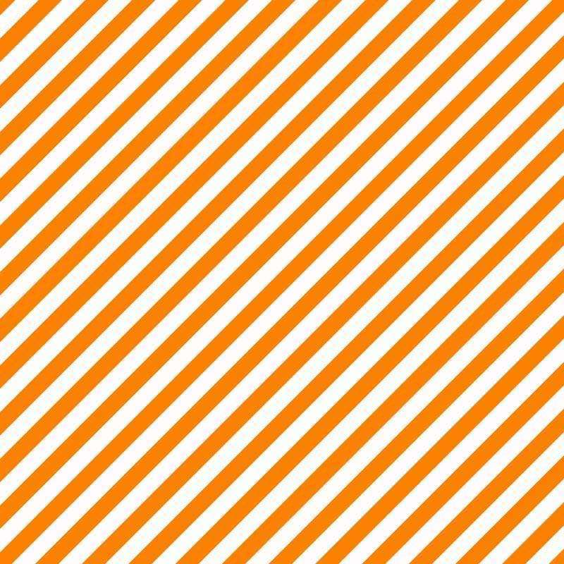 Diagonal orange and white striped pattern