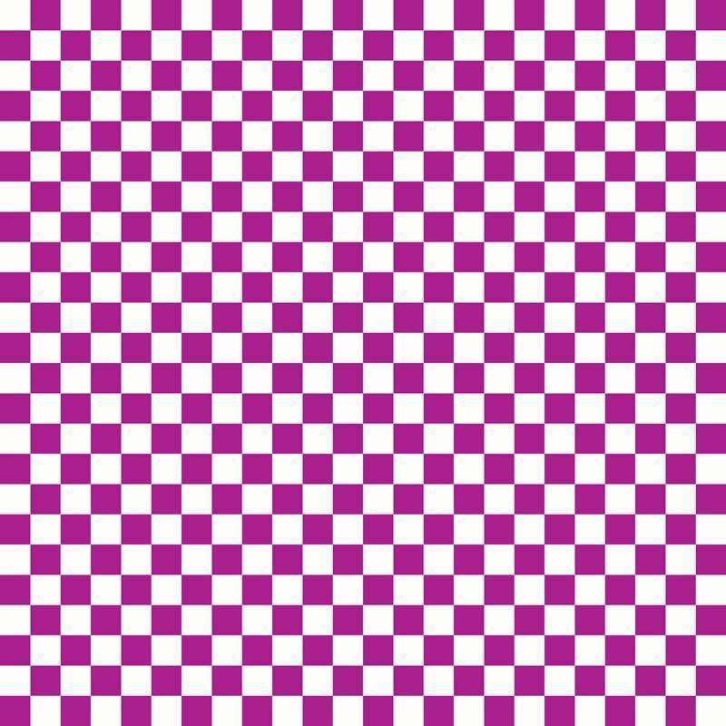 Checkerboard pattern in magenta and white