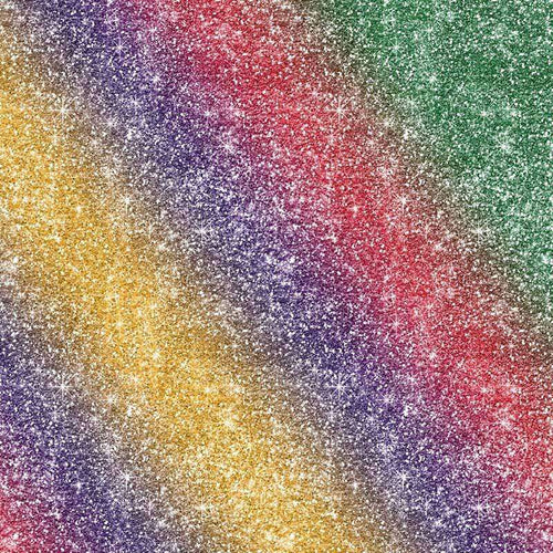 Glittery multicolored gradient pattern