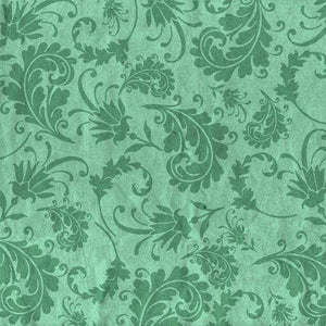 Crafter's Vinyl Supply Cut Vinyl ORAJET 3651 / 12" x 12" Red and Green Vintage Pattern 3 - Pattern Vinyl and HTV by Crafters Vinyl Supply