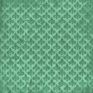 Crafter's Vinyl Supply Cut Vinyl ORAJET 3651 / 12" x 12" Red and Green Vintage Pattern 7 - Pattern Vinyl and HTV by Crafters Vinyl Supply