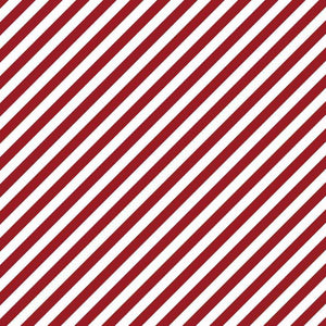 Red and white diagonal striped pattern