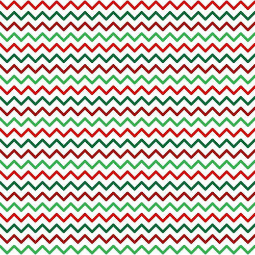Zigzag chevron pattern in Christmas colors