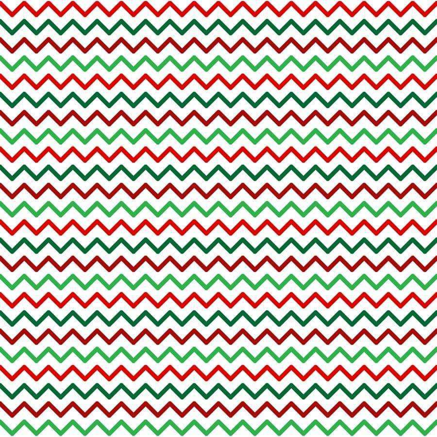 Zigzag chevron pattern in Christmas colors