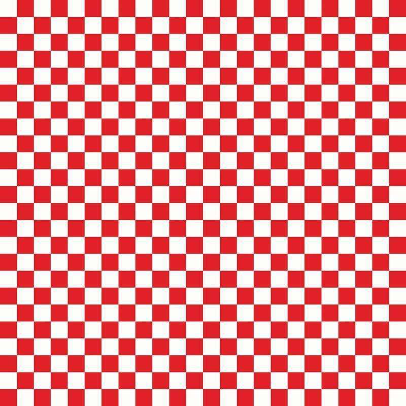 Red and white checkered pattern