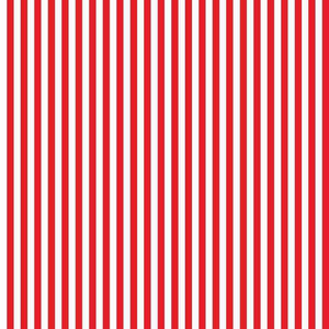 Alternating red and white vertical stripes