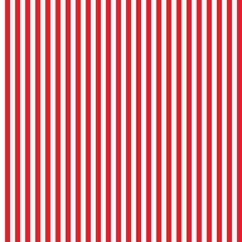 Alternating red and white vertical stripes