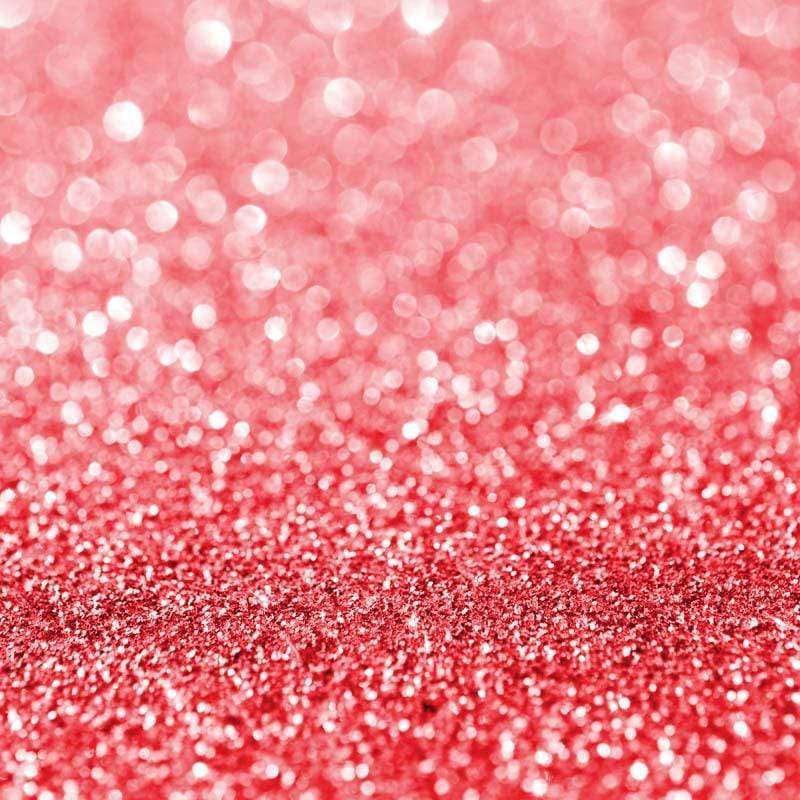 Close-up of glittering red texture with soft bokeh effect