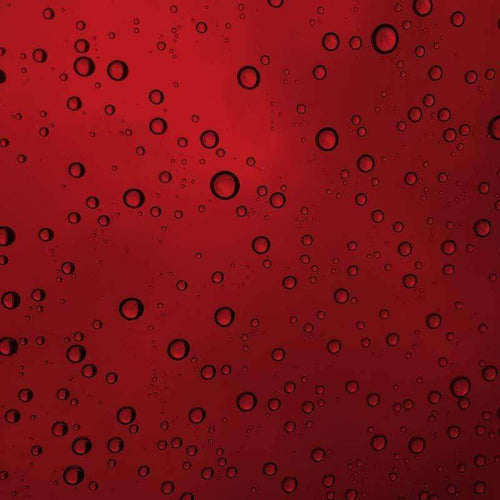 Red textured surface with bubble patterns