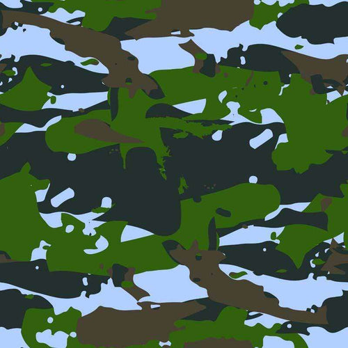 Abstract green and brown camouflage pattern