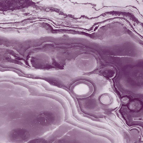 Abstract purple and white swirl pattern resembling natural stone