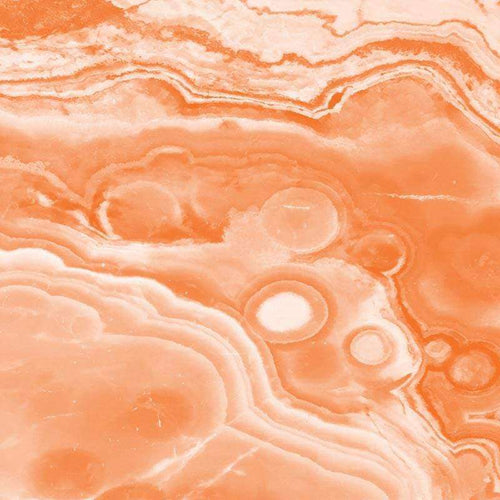 Abstract orange and white marble pattern