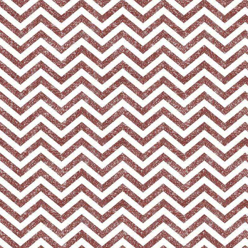 Continuous maroon and white zigzag pattern