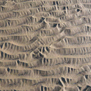 Close-up of rippled sand texture
