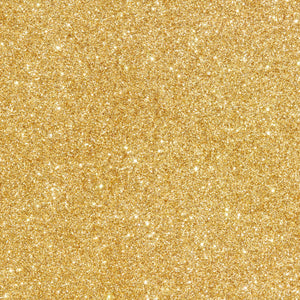 Square image of sparkling golden glitter texture