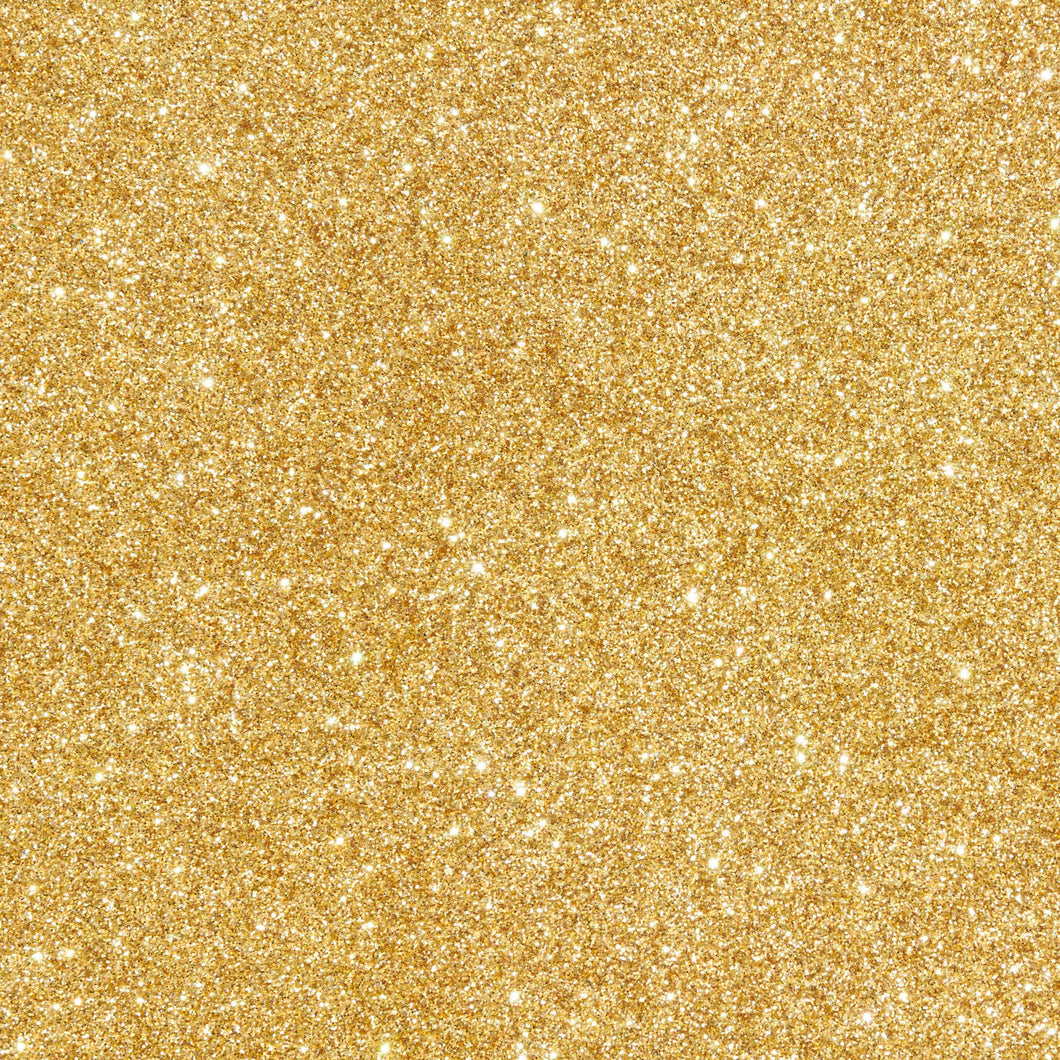 Square image of sparkling golden glitter texture