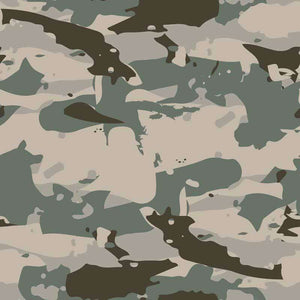 Crafter's Vinyl Supply Cut Vinyl ORAJET 3651 / 12" x 12" Saturated Green Grey Camo Large - Pattern Vinyl and HTV by Crafters Vinyl Supply