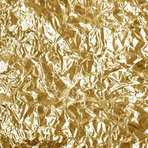 Gold crinkled foil textured pattern