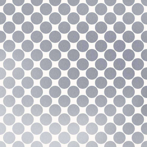 Seamless grey polka dot pattern on off-white background