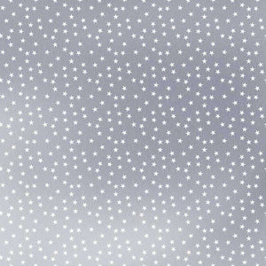 Grey fabric with scattered white stars