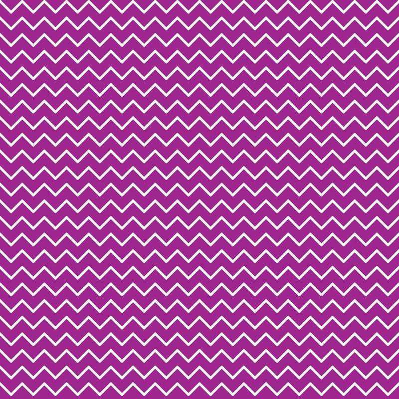 Continuous zigzag pattern in violet and white