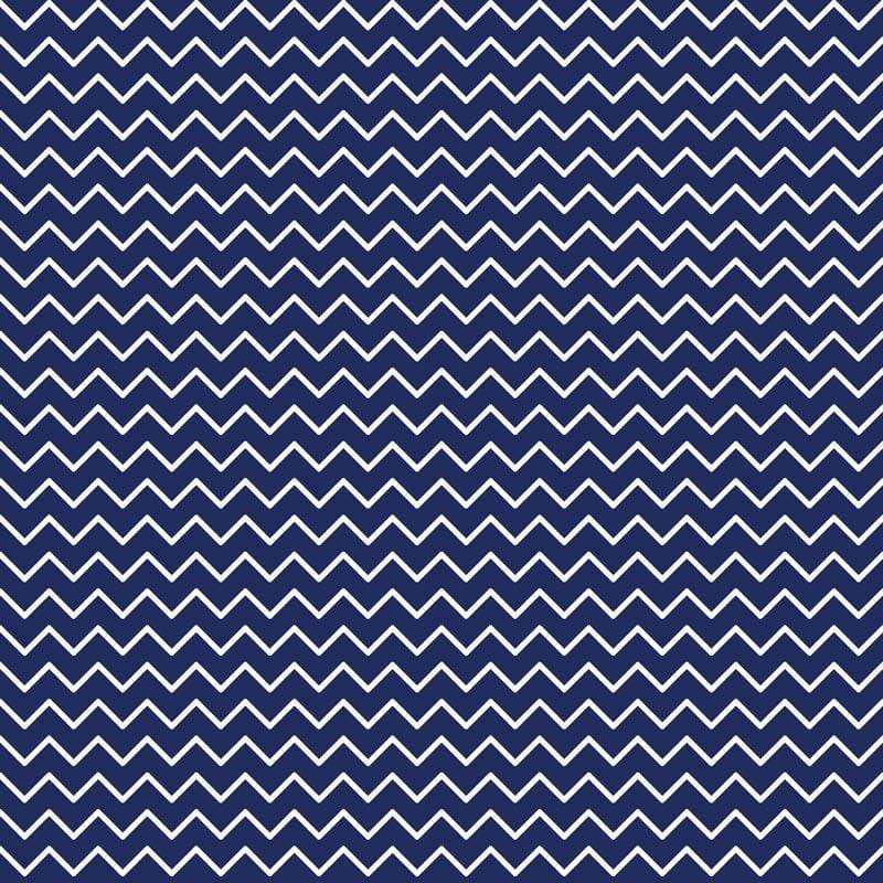 Navy blue and white chevron pattern