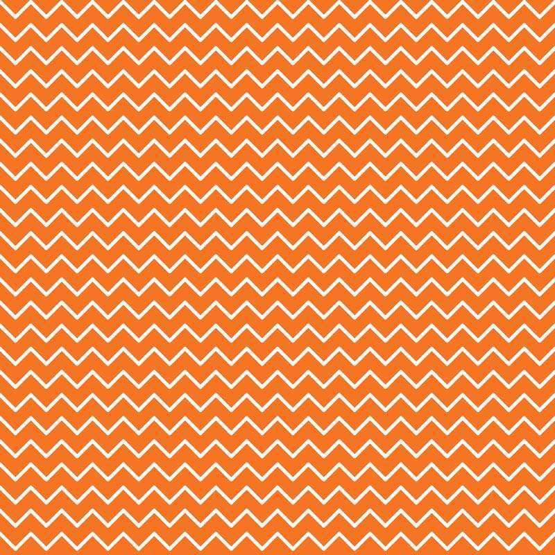 Orange and white zigzag pattern