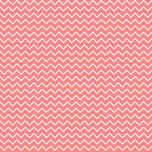 Seamless coral and white zigzag pattern