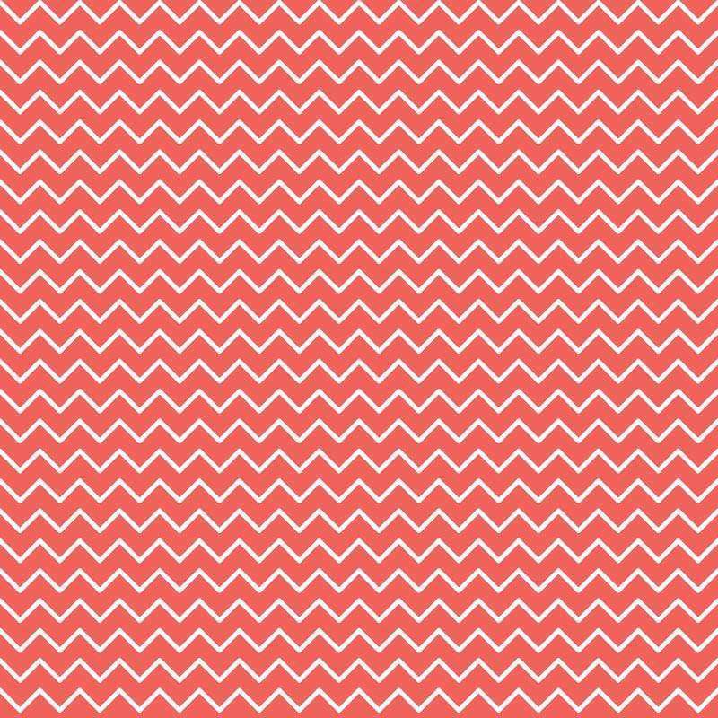 Continuous crimson zigzag pattern on a pale background