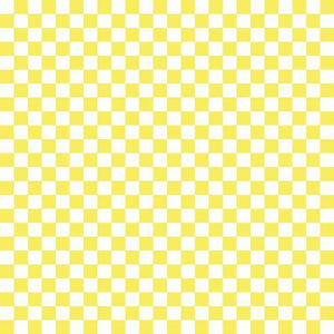 Bright yellow and white checkered pattern