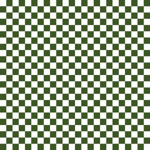 Green and white checkered pattern