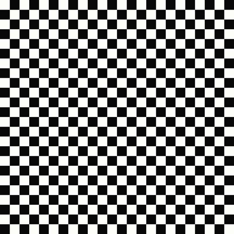 Black and white checkered pattern