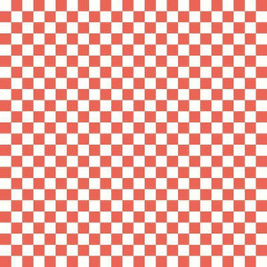 Red and white checkered pattern