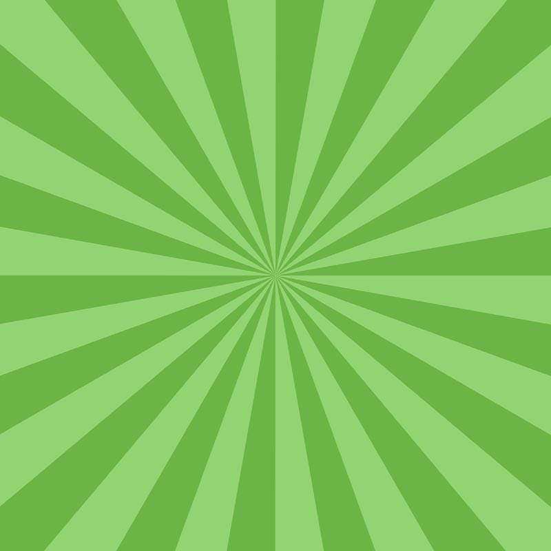 Green starburst pattern with varying shades