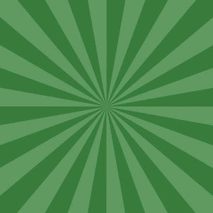 Radiating green sunburst pattern