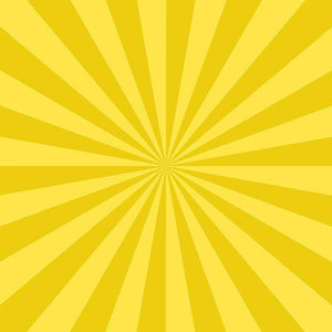 Radiating yellow sunburst pattern