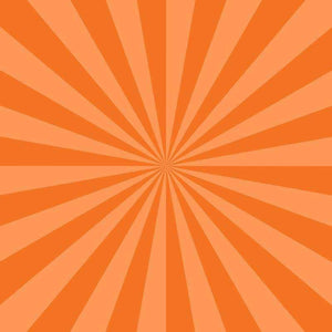 Orange and peach sunburst pattern