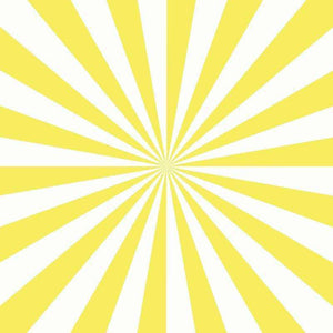 Yellow and white sunburst pattern