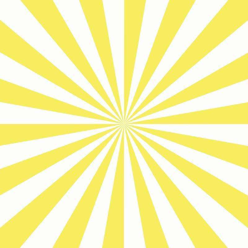 Yellow and white sunburst pattern