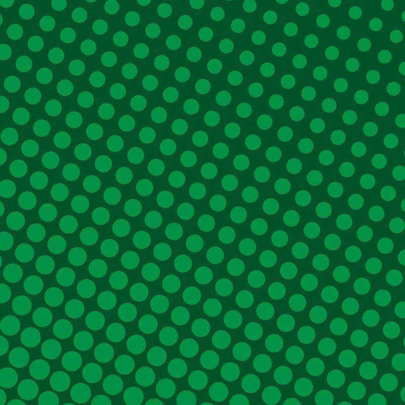 Green polka dot pattern