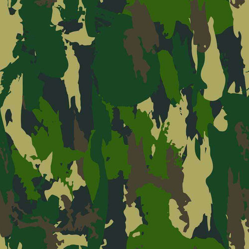 Abstract camo pattern with organic shapes