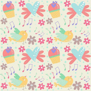 Crafter's Vinyl Supply Cut Vinyl ORAJET 3651 / 12" x 12" Sweet Valentine Patterns 26 - Pattern Vinyl and HTV by Crafters Vinyl Supply