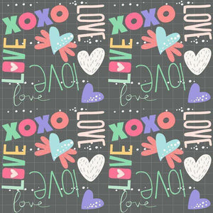 Crafter's Vinyl Supply Cut Vinyl ORAJET 3651 / 12" x 12" Sweet Valentine Patterns 42 - Pattern Vinyl and HTV by Crafters Vinyl Supply