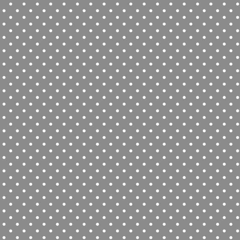 Seamless gray backdrop with white polka dots
