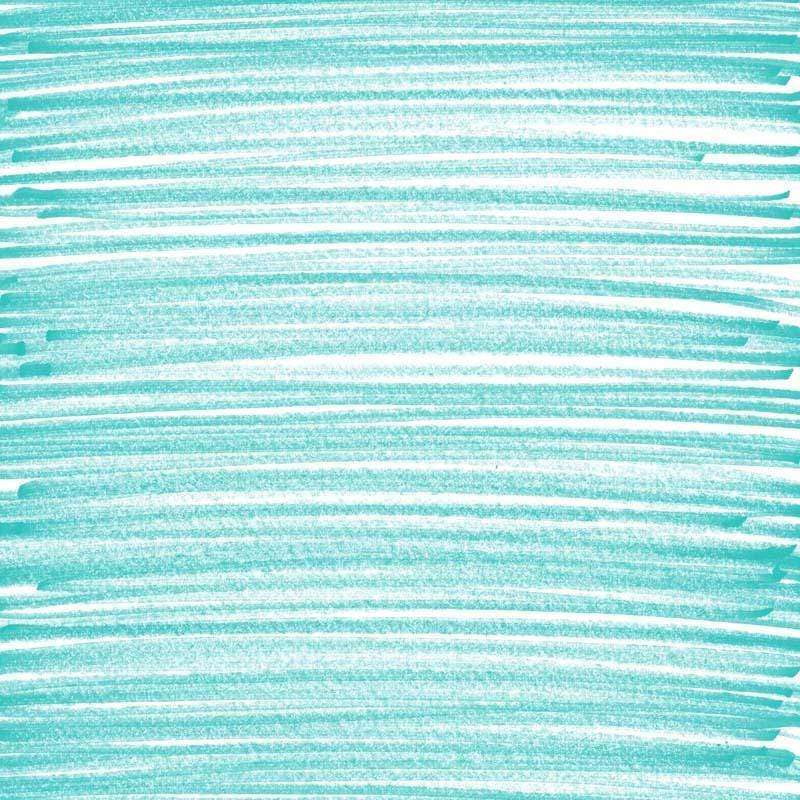 Hand-drawn horizontal aqua stripes with a textured look