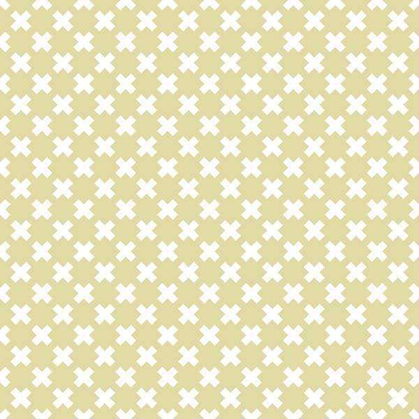 Seamless pattern with x-shaped stitches on a beige background