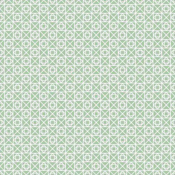 Green and white geometric pattern