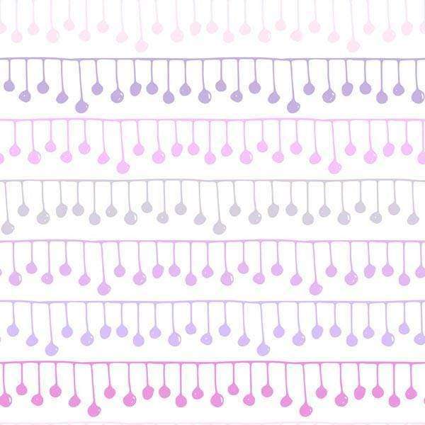 Abstract musical notes dripping pattern