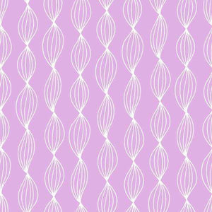 Seamless lavender and white teardrop pattern